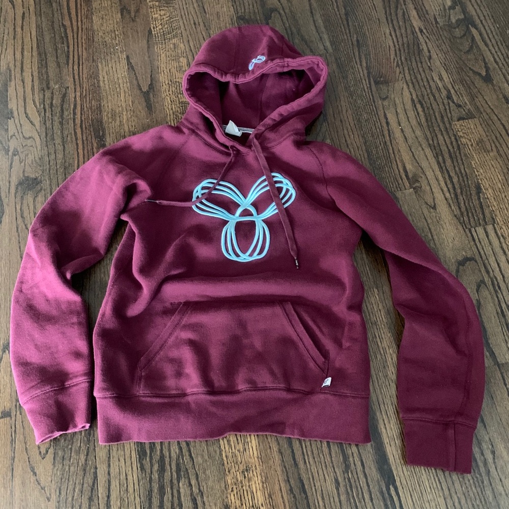 Aritzia TNA Baltic Hoodie Burgundy Women’s Size XS